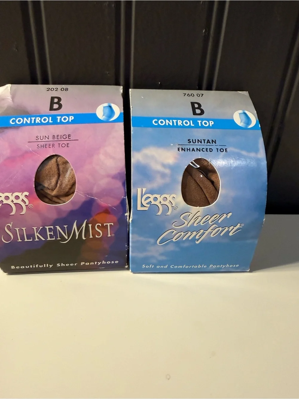 L'eggs SilkenMist & Sheer Comfort Control Top Pantyhose - Sun Beige & Suntan